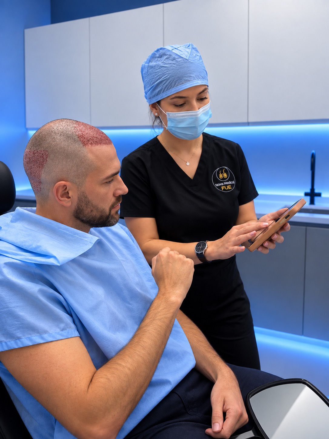 Hair transplant repair at Nova Medical Wisconsin